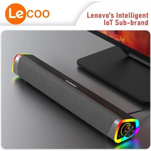 Lenovo L101 Computer Speaker Stereo Music Surround Subwoofer Speaker For Macbook Laptop Notebook PC Player Wired Loudspeaker