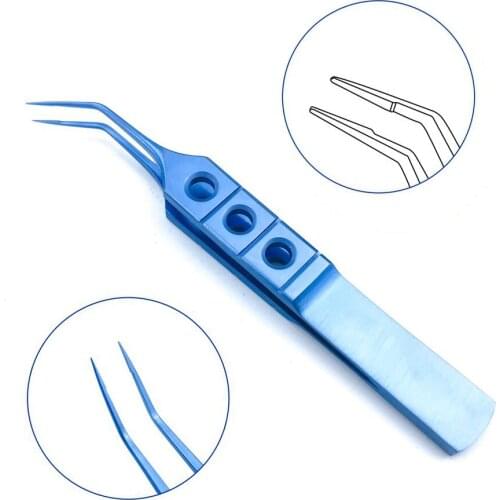 BEST New Mcpherson Tying Forcep 85mm with 6mm tying platform ophthalmic instrument tweezers