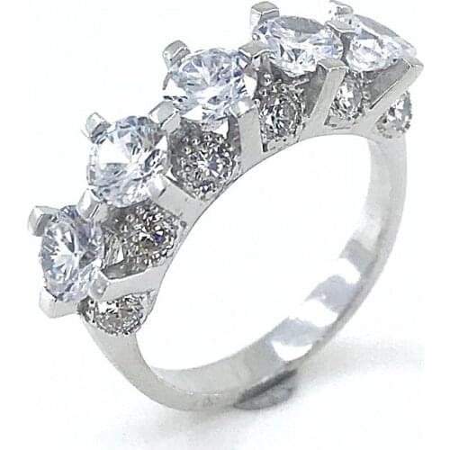 Swarovski Model Special Quality Silver Dibs Ring