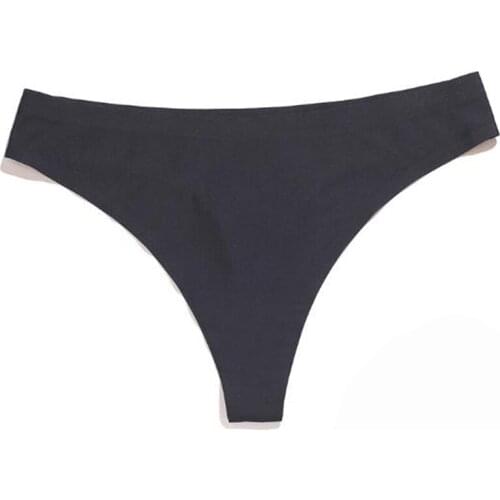 Fashion Women Ultra-thin Seamless Underwear Comfortable Breathable Cotton Panties Sexy Thong Tight Underwear For Women