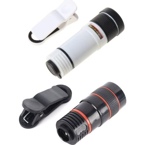 Cell Phone Camera Lens Kit,Universal 12X Clip-On Telephoto Telescope Camera Mobile Phone Zoom lens for most Smartphone