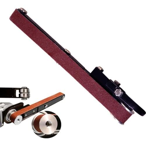 Mini Sand Belt Machine Woodworking Angle Grinder Modified Sand Belt Machine Power Tool Suitable for Model 100 Angle Grinder