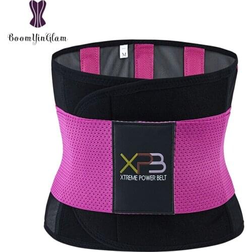 Black/Pink/Blue/Yellow/Orang/White/Green Color Xtreme Power Belt Fitness Wiat Support Shaper Belt For Women After Pregnancy 603