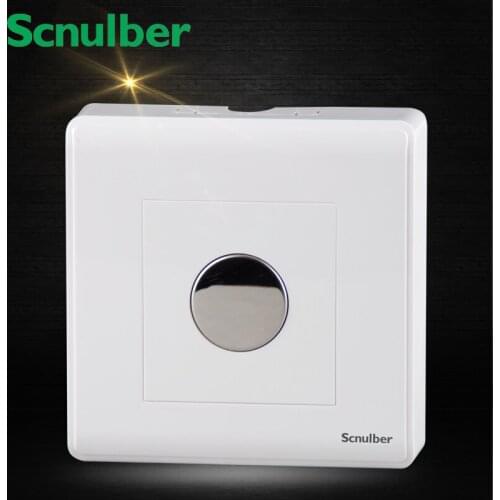 High quality surface type 86mm garage wall touch delay switch