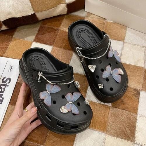 Summer Women Platform Slippers Clogs Shoes Garden Shoes Wedges Beach Antiskid Girls Flip Flops Fashion Sandals For Women