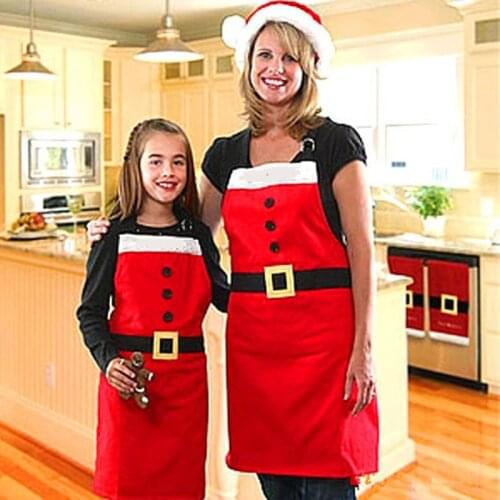 Y238 Christmas Decorations For Home Commodity Convenient Christmas Aprons Christmas Family Party Supplies