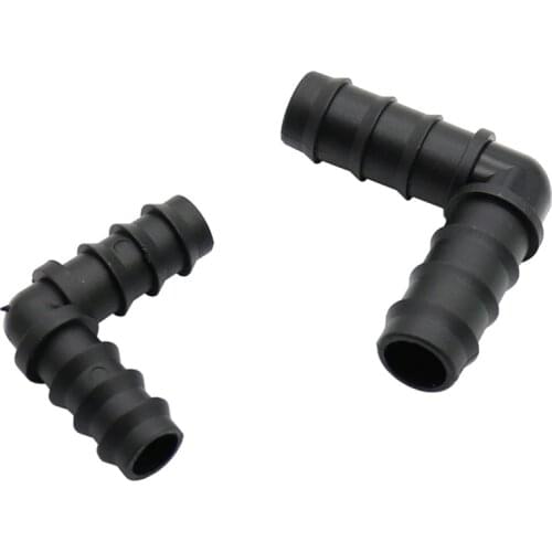 10 Pcs DN16 DN20 Elbow Barbed Garden Water Connectors Hose Splitters Garden Greenhouse Agriculture Irrigation Accessories