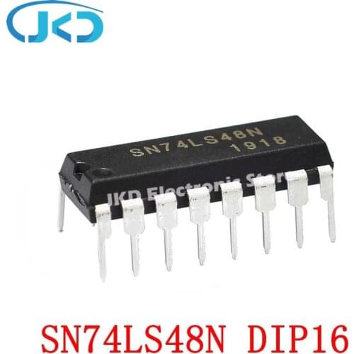 10pcs SN74LS48N 74LS48N 74LS48 DIP-16 New IC