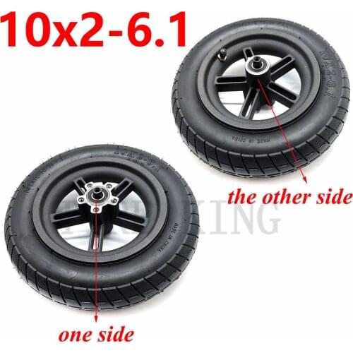 10x2-6.1 Inner and Outer Tyre with Alloy Hub 10x2 Pneumatic Wheel Tire for Xiaomi Mijia M365 Electric Scooter Accessories