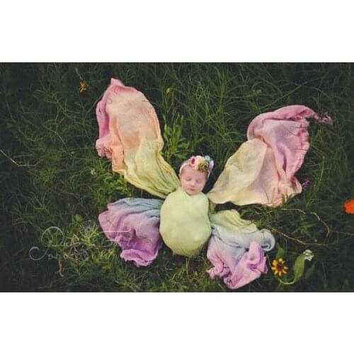 50*260cm Mohair Soft Baby Photography Props Blanket Wraps Stretch Knit Wrap Rainbow Newborn Photo Wraps Cloth Accessories