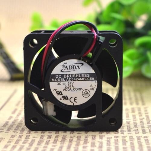 New original ADDA AD0424MB-C50 24V 0.07A 4020 dual ball inverter fan
