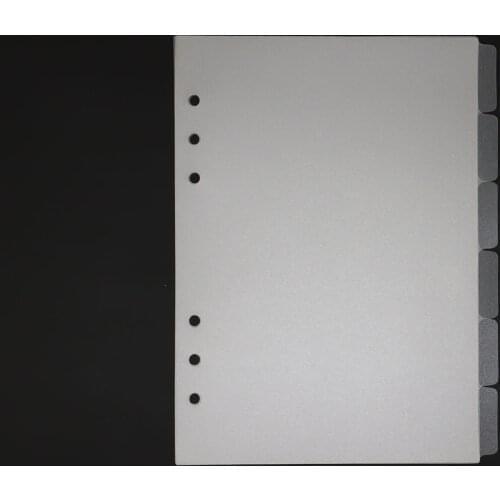 2021 Notebook divider 6/12 sheets set A5 6 ring binder index divider kawaii planner Free shipping 12 months half a year dividers