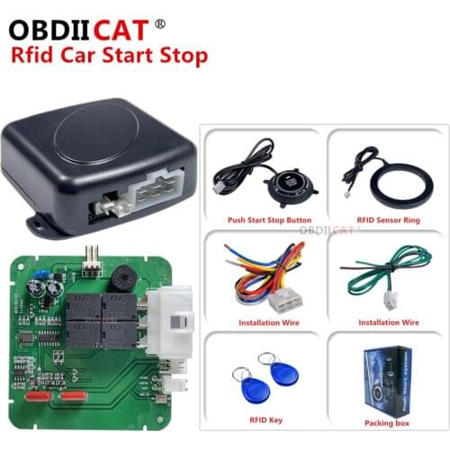 Car One START STOP Engine System Lock Ignition Push Button Remote Keyless Entry Start Stop Button Car Accessories
