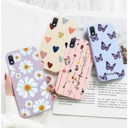 Phone Case For Samsung Galaxy A10 Protective Coque Bumper Funda For Samsung Galaxy A10 A 10 Cute Flower Butterfly Soft TPU Cover