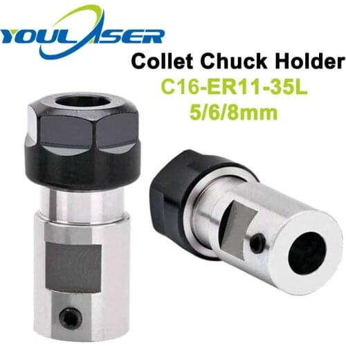 ER11 Collet Chuck Holder 5 6 8mm for CNC Milling Boring Grinding Motor Shaft Extension Rod