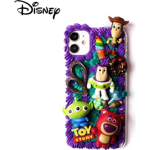 Disney cartoon cute toy story handmade diy girl phone case for iPhone12mini/12promax/11pro/se/xr/xs/xsmx/7/8/plus/11promax