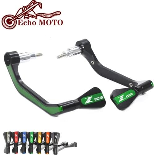For KAWASAKI ZH2 Z H2 Zh2 2019-2021 Motorcycle CNC Handlebar Handle grips Bar Ends + Brake Clutch Levers Guard Protector