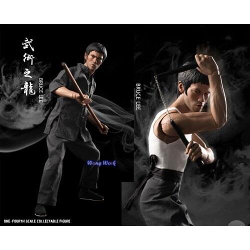 Wong Work In Stock DJC Way of the Dragon 1/4 Bruce Lee Action Figure Model Full Set Toy New