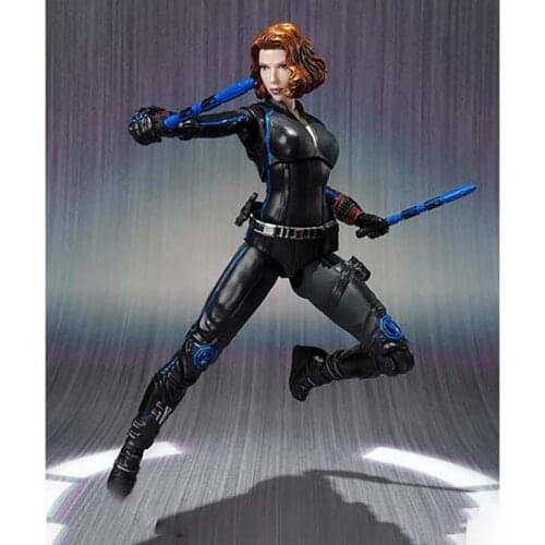 Marvel Avengers Age of Ultron Black Widow Action Figure SHF Models Collectible Toys