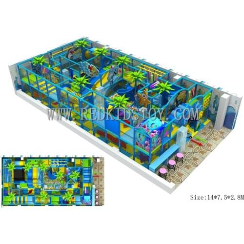 Exported to Canada Eco-friendly Indoor Play Equipment Children Playground Equipment 150916-C