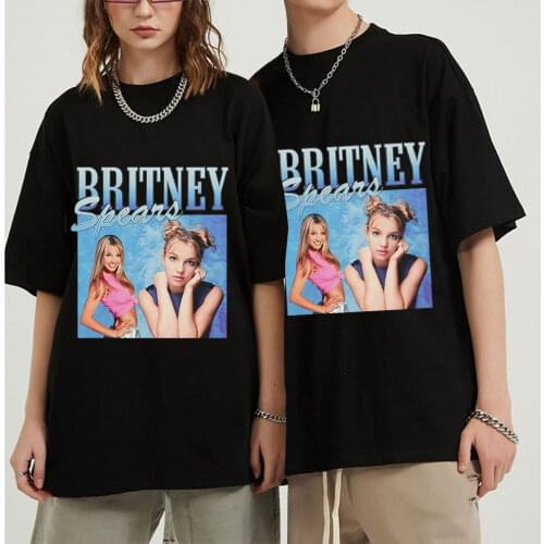 Britney Spears Beautiful Photo Mens Black T-shirt Hipster Cotton Casual Tshirt Men Harajuku Short Sleeve Tops Tee Shirt Unisex