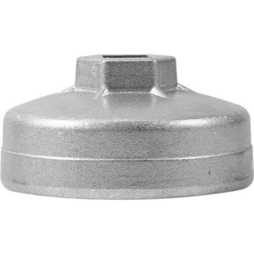 14 Flutes Oil Filter Wrench Hand Tool For Lioncel Mazda Parts Accessories Aluminum Silver