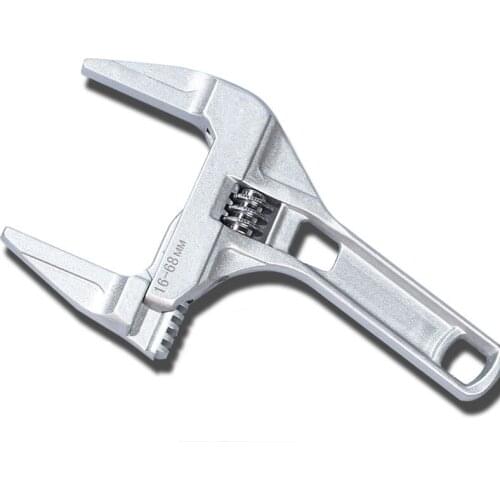 Large opening short handle live wrench High grade bathroom wrench opening 6.8CM Sewer wrench