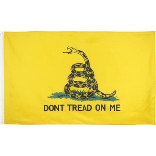 Hot Sales12 style high quality flags 60x90cm and 90x150cm parade flag DONT TREAD ON ME FLAG H1
