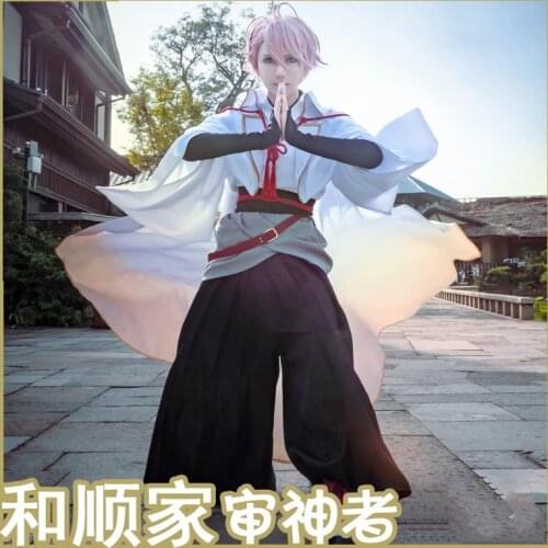 Game Touken Ranbu Online Cosplay Costume Kami Costume Saniwa Kimono Witch Clothing Halloween Costumes for Adult Unisex