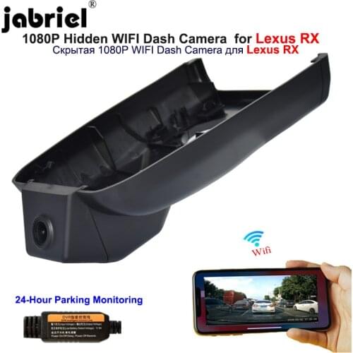 Jabriel 1080P Hidden dash cam Wifi car dvr Car Camera for Lexus rx350 rx300 rx330 rx450h Lexus rx400h 2010 2015 2016 2017 2020