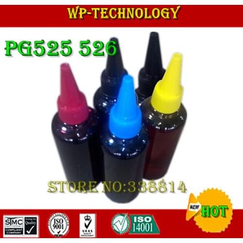 Dye ink,Suit for PGI525 CLI526,Suit for Canon IP4850 IX6550 MG5150 MG5250 MX885 ,Specialized High quality Ink, 5 Color