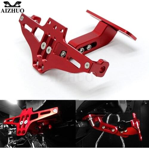 Motorcycle Mount Bracket Fender Eliminator Number Plate Frame Holder with Light for BMW K1200S K 1200 S S1000r S1000RR F800GS