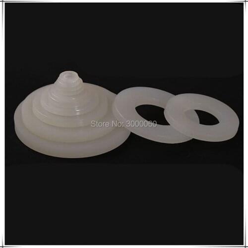 M12*30mm*1.5mm White Plastic Nylon Harden Insulation Large Flat Washer 300pcs/bag