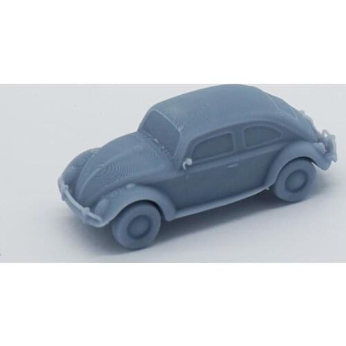 Outland Models Model Railroad Scenery Vintage City Car VW Beetle HO Scale 1:87
