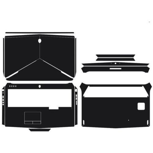 Laptop Sticker Skin Decal Carbon fiber Cover Protector for Alienware 17 R3 R2 ANW17 AW17R2 AW17R3 17.3-inch 2015 release