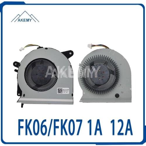New CPU GPU Cooler Fan For Asus ROG Strix GL503 GL503VS GL503VM Laptop DC 12V 1A DFS2013126Q0T FK07/DFS2013126R0T FK06 Radiator