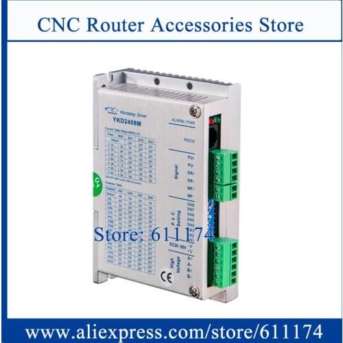 Original YAKO high performance 2 phase stepper driver YKD2408M DC20-80V 4.0A 32 bit DSP Stepping driver for 42-86mm flange motor
