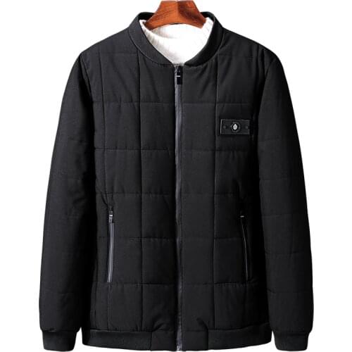 Autumn Winter plus size 10XL 9XL 8XL 7XL 6XL 5XL mens thin cotton coat to increase fattening baseball collar cotton loose coat