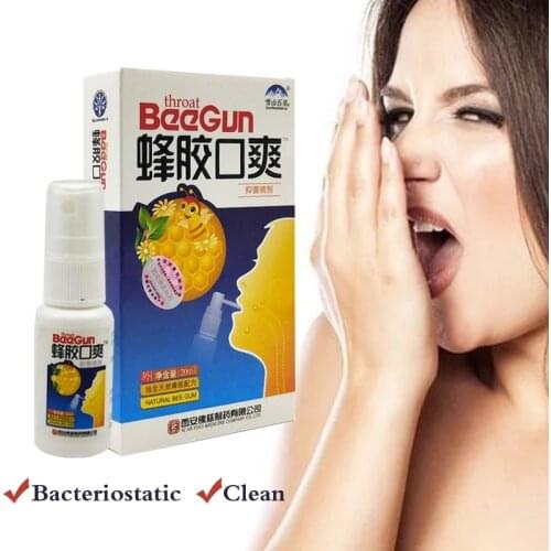 Bee Propolis Mouth Clean Oral Spray Bad Breath Treatment Of Oral Ulcer Pharyngitis Halitosis Treatment Breath Freshener 20ml