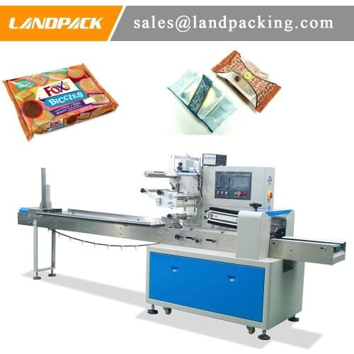 Tray Biscuit Pillow Bag Flow Pack Machine Match Automatic Packaging Systems