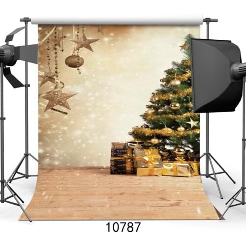 Christmas Backdrop Christmas Tree Star Photo Background Vinyl Backgrounds for Photo Studio Photosession of Newborn Photophone