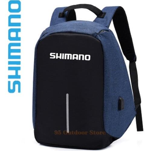 Shimano Travel Outdoor Camping Backpack 2021 New Multi-function Quality Waterproof Fishing Bag Walking Zipped Fishing Backpack