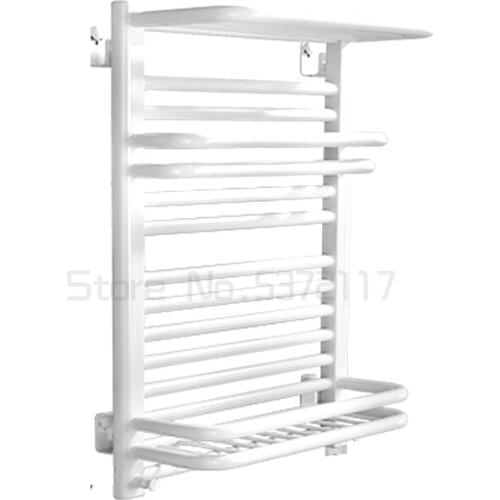 Intelligent electric towel rack household bathroom toilet electric heating towel disinfection drying rack