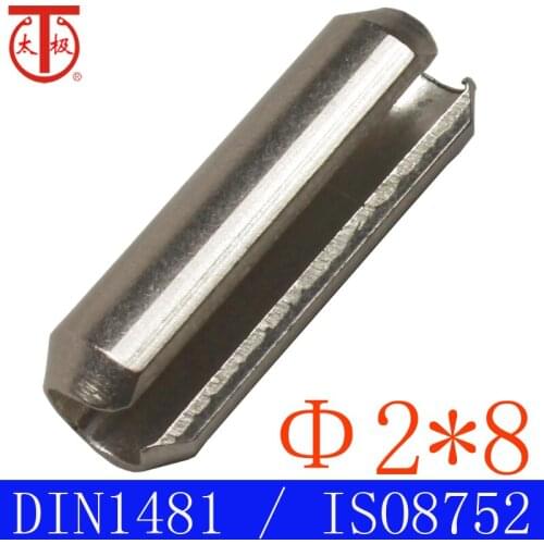 2*8)DIN1481 / ISO8752 spring pin /Slotted Spring Pin ( Coiled pin ) 100 pieces/lot