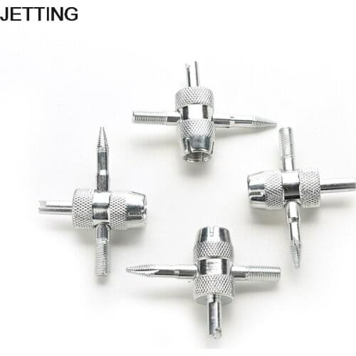 2PCS/PACK 4 Way Car Truck Tire Screwdriver Valve Stem Core Remover Installer Tool Repair Tools