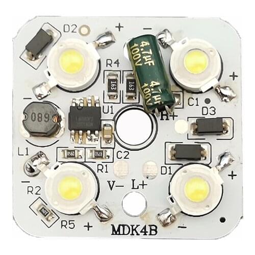 4PCS LED Driver Board 12V 24V 36V 48V 60V 8W Motorcycle e-bike LED Light