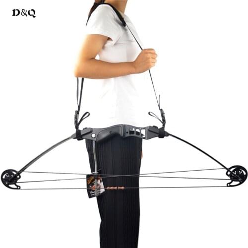 47 inch Archery Bow Holder Universal Compound Bow Sling Shoulder Holster Strap For Adults With Quick Release Buckle