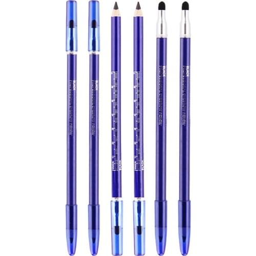 5pcs Waterproof Microblading Permanent Makeup Eyebrow Lip Design Eye Brow Positioning Lip Tattoo Pen Pencil Tools Blue