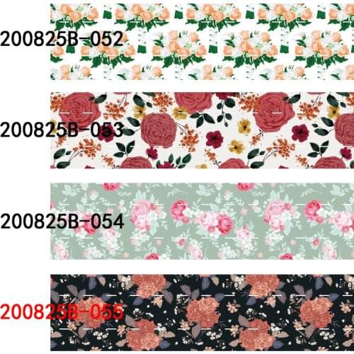 50 yards/lot) Room decoration 3" floral ribbons