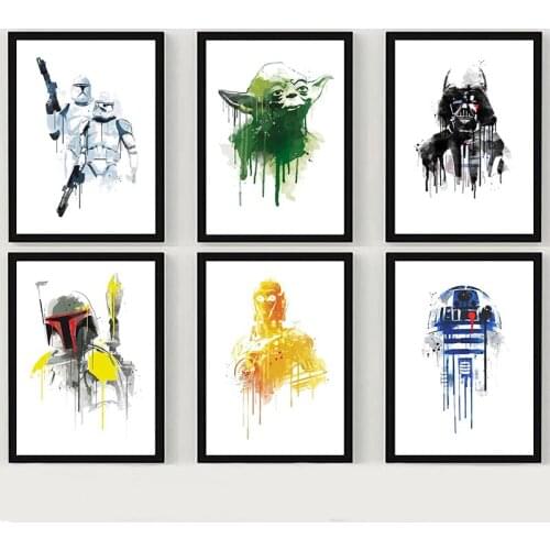 Full Drill Diamond Painting Disney Star Wars Yoda Darth Vader Sith Trooper Boba Jango Diamond Embroidery Rhinestones Wall Art